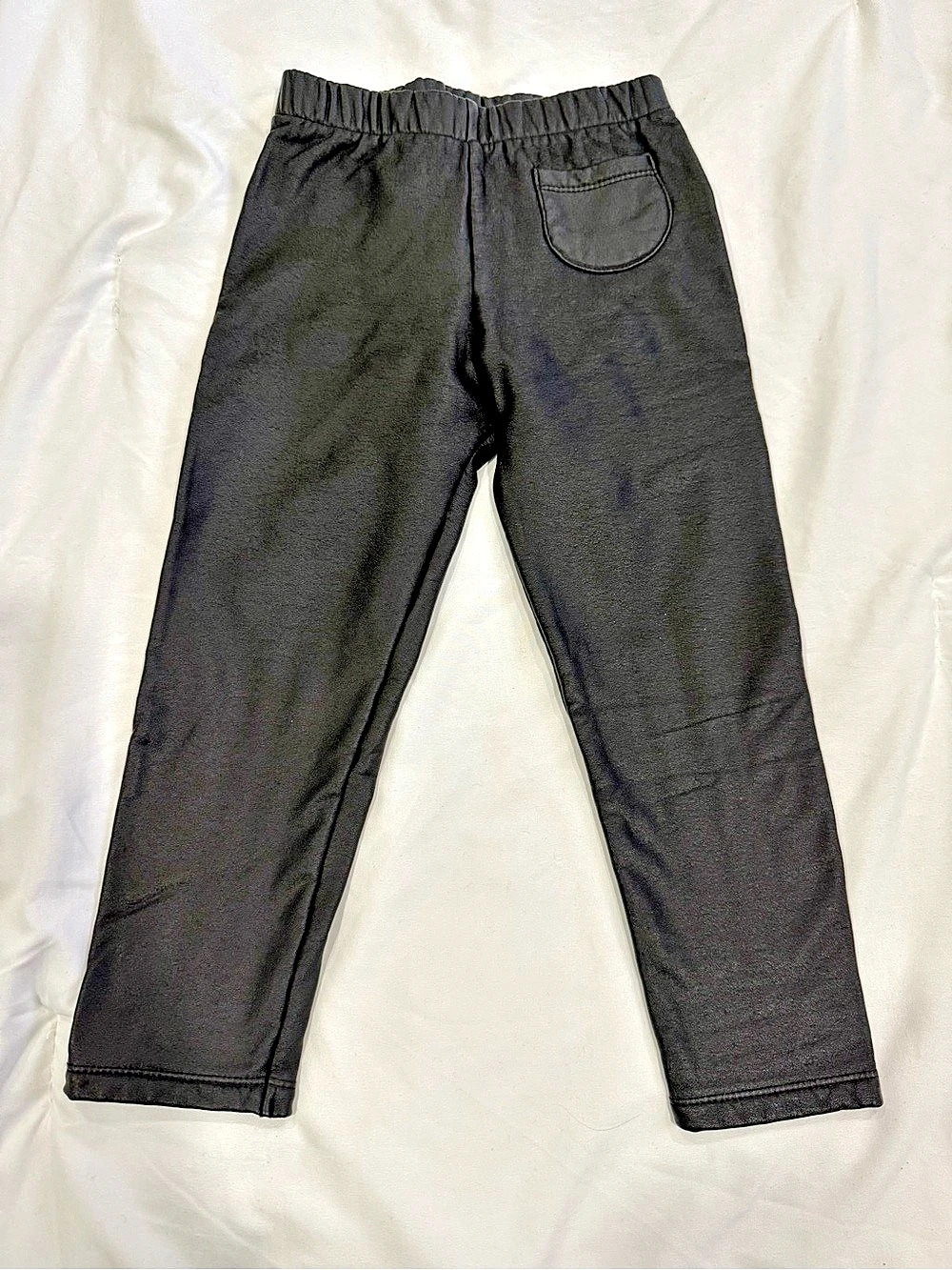Zara Kids Black Faux Leather Pants – Size 5–6 Years